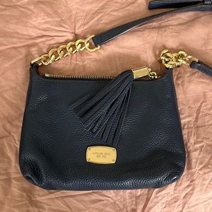 Michael Kors blue crossbody purse